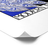 Poster  pacock het moderne Poster (Hoek)