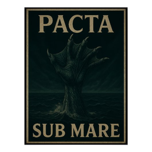 Poster Pacta Sub Mare - Pacte des Profonds (Devant)