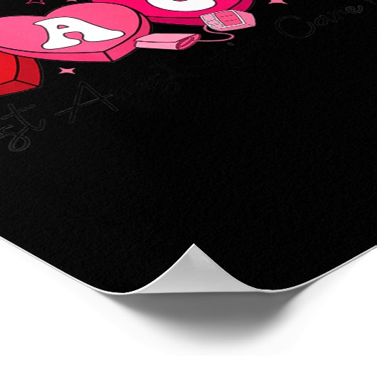 Poster Pacu Nurse Valentine's Day St Anesthesia Care Unit (Coin)