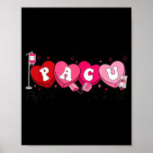 Poster Pacu Nurse Valentine's Day St Anesthesia Care Unit (Devant)