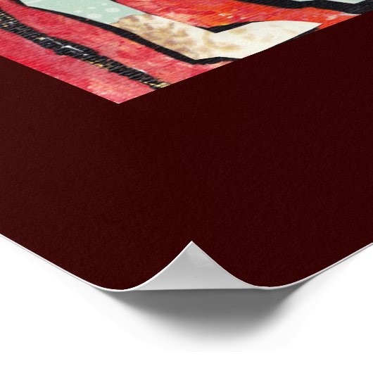 Poster paddenstoel Camel (Hoek)