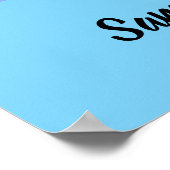 Poster Paddleboarding en stand-up (Coin)