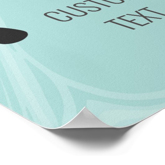 Poster Paddleboards Aventures Conception personnalisée (Coin)