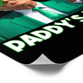 Poster Paddy's Back Funny Trump Jour de la Saint Patrick (Coin)