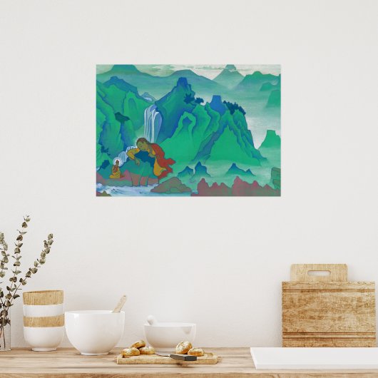 Poster Padma Sambhava, 1924 par Nicholas Roerich (Cuisine)