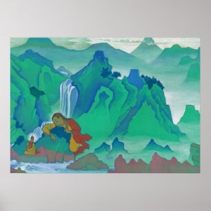 Poster Padma Sambhava, 1924 par Nicholas Roerich