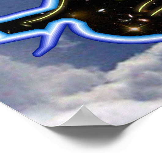 Poster Padma Sky et Galaxies (Coin)