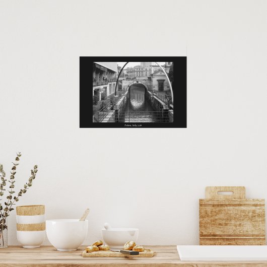 Poster Padoue, Italie (Cuisine)