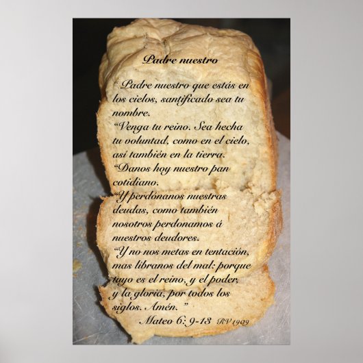 Poster Padre Nuestro Cartel (Devant)