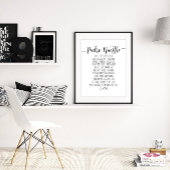 Poster Padre Nuestro Que Estás En El Cielo