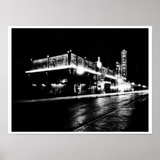 Poster Paducah's Theater Row (Matte Print) (Devant)