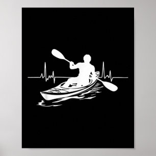 Poster Pagaie Canoë Kayak Kayakiste Canoë Pagaie