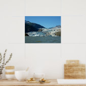 Poster Pagaie sur le glacier Mendenhall (Cuisine)