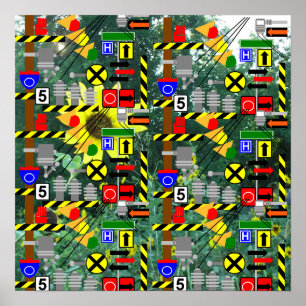 Poster Pagaille de ville