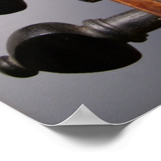 Poster Paganini Scroll Photo - Customisé (Coin)