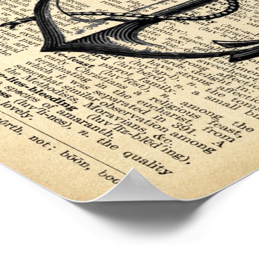 Poster Page Ancre (Coin)