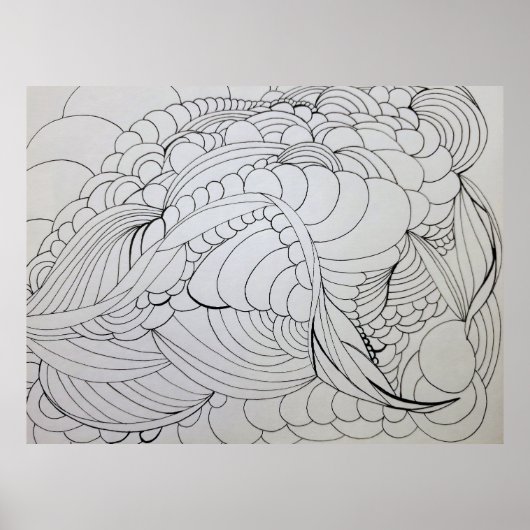 Poster Page Coloration Abstraite (Devant)