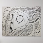 Poster Page Coloration Abstraite (Devant)