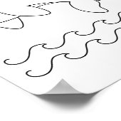 Poster Page Coloriage de baleines Orca (Coin)