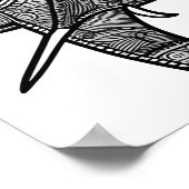 Poster Page Couleur d'éléphant (Coin)