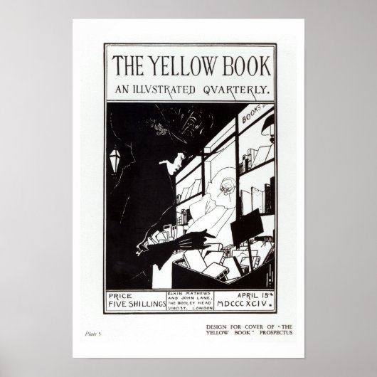 Poster Page couverture du prospectus pour "The Yellow Boo (Devant)