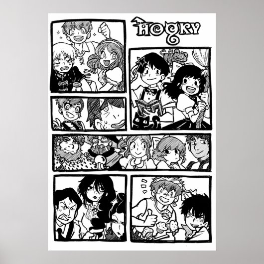 Poster Page de bande dessinée (Devant)