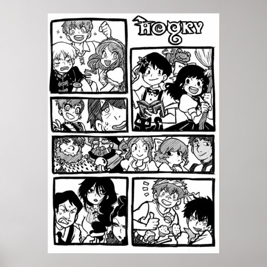 Poster Page de bande dessinée (Devant)