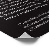 POSTER PAGE DE CAST DES AILES (Coin)