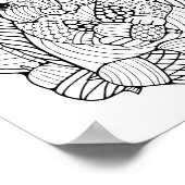 Poster Page de coloration de l'écureuil forestier Imagina (Coin)