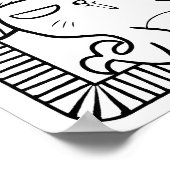 Poster Page de coloration des joints d'Halloween amusant (Coin)