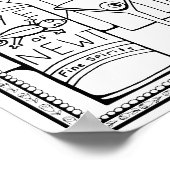 Poster Page de coloriage de l'oeil d'Halloween des nouvea (Coin)