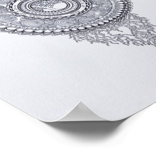 Poster Page de coloriage des blogs (Coin)