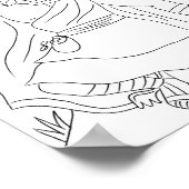 Poster Page de coloriage Hermes (Coin)