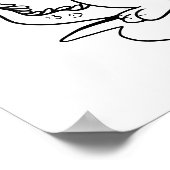 Poster Page de coloriage pour bébé mignonne (Coin)