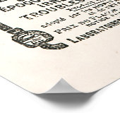 Poster Page de journal avec publicité antique (Coin)