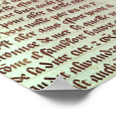 Poster Page de l'Histoire du Grand Alexandre (Coin)