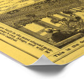 Poster Page de texte Michigan Central Railroad (Coin)