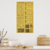 Poster Page de texte Michigan Central Railroad (Cuisine)