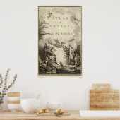 Poster Page de titre de l'Atlas de France (Cuisine)