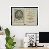 Poster Page de titre et frontispice portrait de l'auteur (Bureau à domicile)