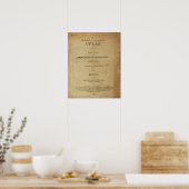 Poster Page de titre Général & atlas classique (Cuisine)