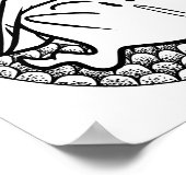 Poster Page Drôle Halloween Bubble Ghost Coloration (Coin)