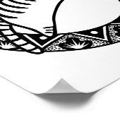 Poster Page Drôle Halloween Saut Chat Coloration (Coin)