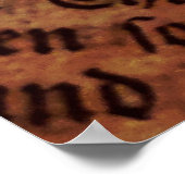 Poster Page du livre biblique écriture texture (Coin)