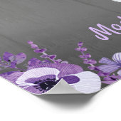 Poster Page du livre d'invité Elephant Alternative Rustiq (Coin)