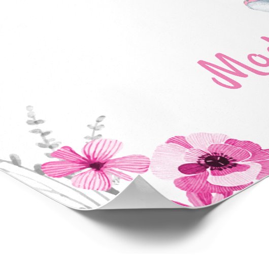 Poster Page du livre d'invité Elephant Alternative Rustiq (Coin)