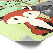 Poster Page du livre pour bébés Woodland Fox (Coin)