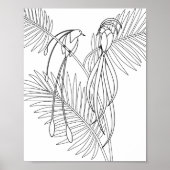 Poster Page Oiseaux de paradis (Devant)