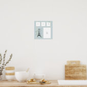 Poster Page Paris Vacances (Cuisine)