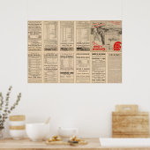 Poster Page texte Chesapeake et Ohio Ry (Cuisine)
